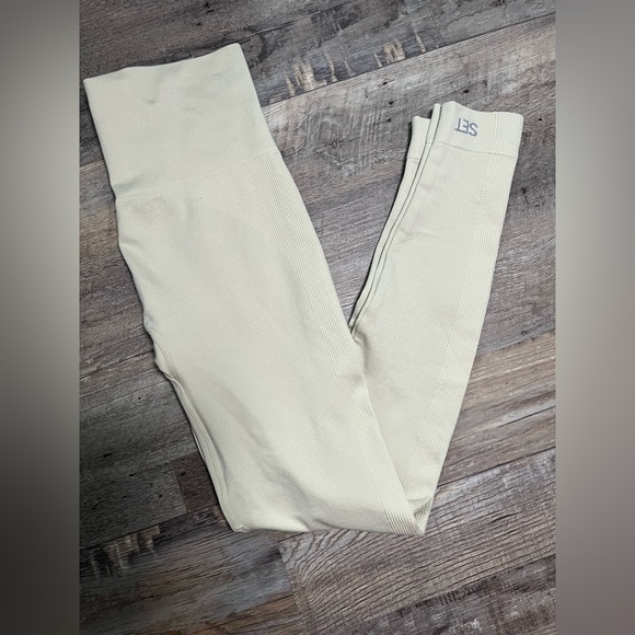 SET Active Pants - Set active legging light sage green color size small